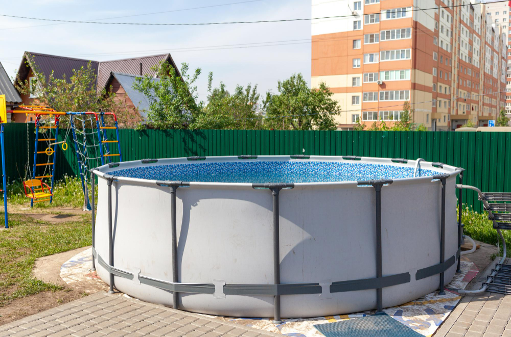 la piscine ronde hors sol